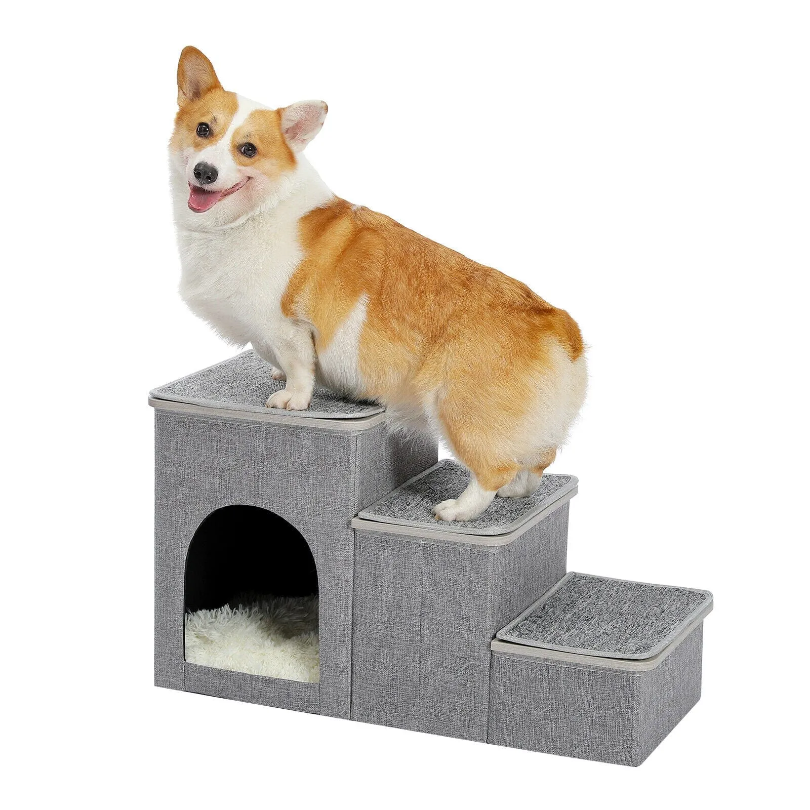 3 Step Pet Steps - Gray