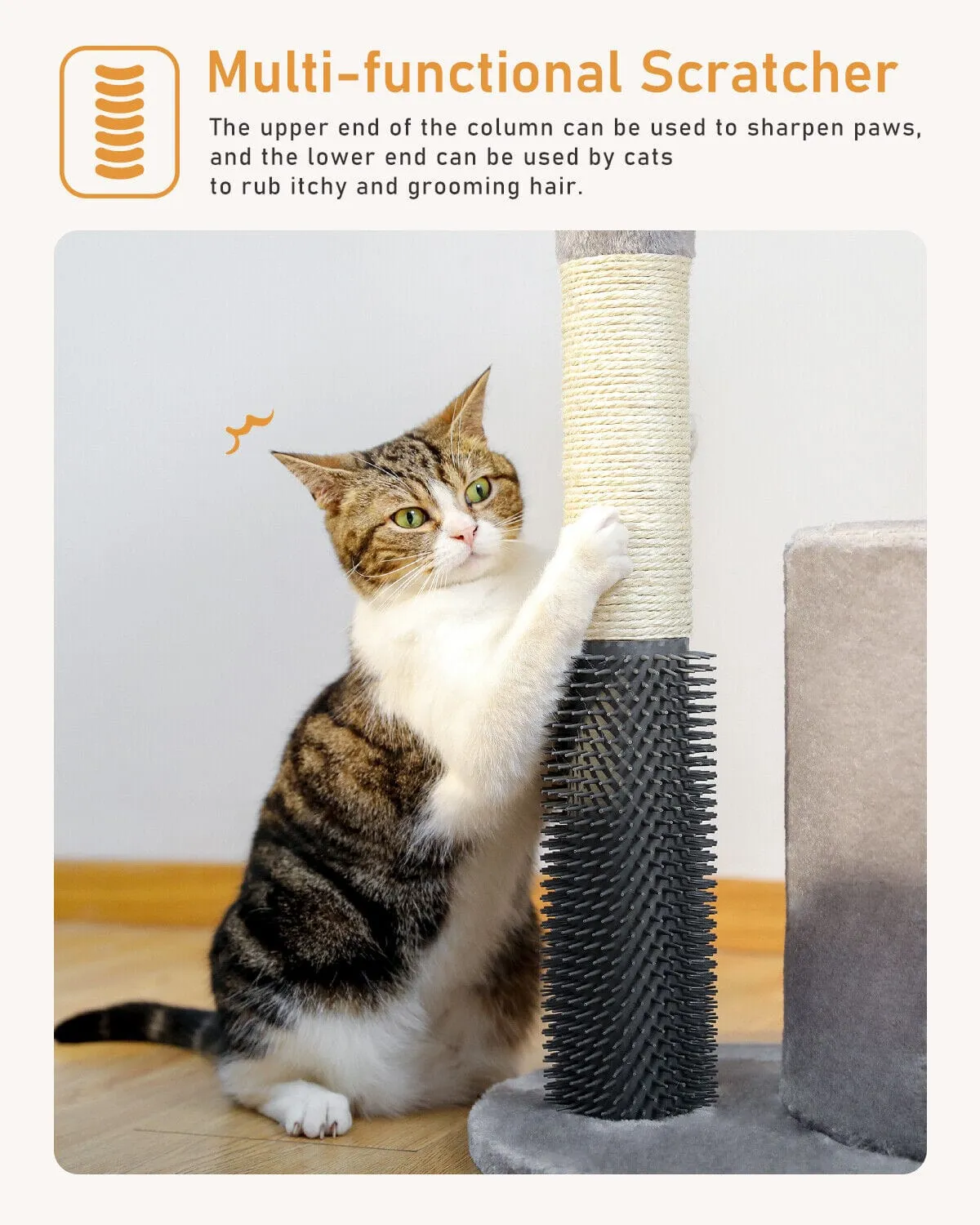 32.7" Cat Scratching Tree/ Post/ Pole