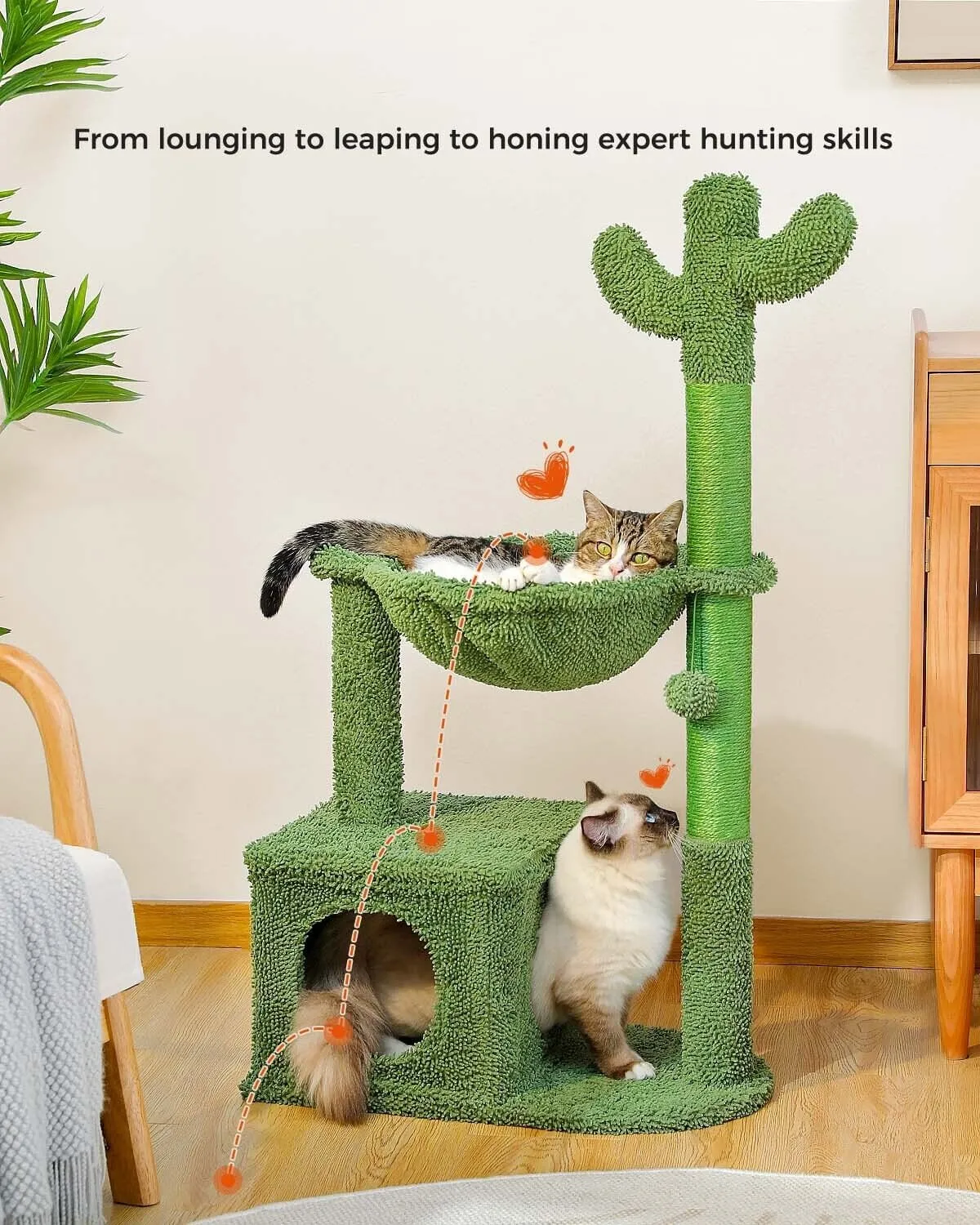 39.4" Cactus Cat Scratching Post / Tree / Pole