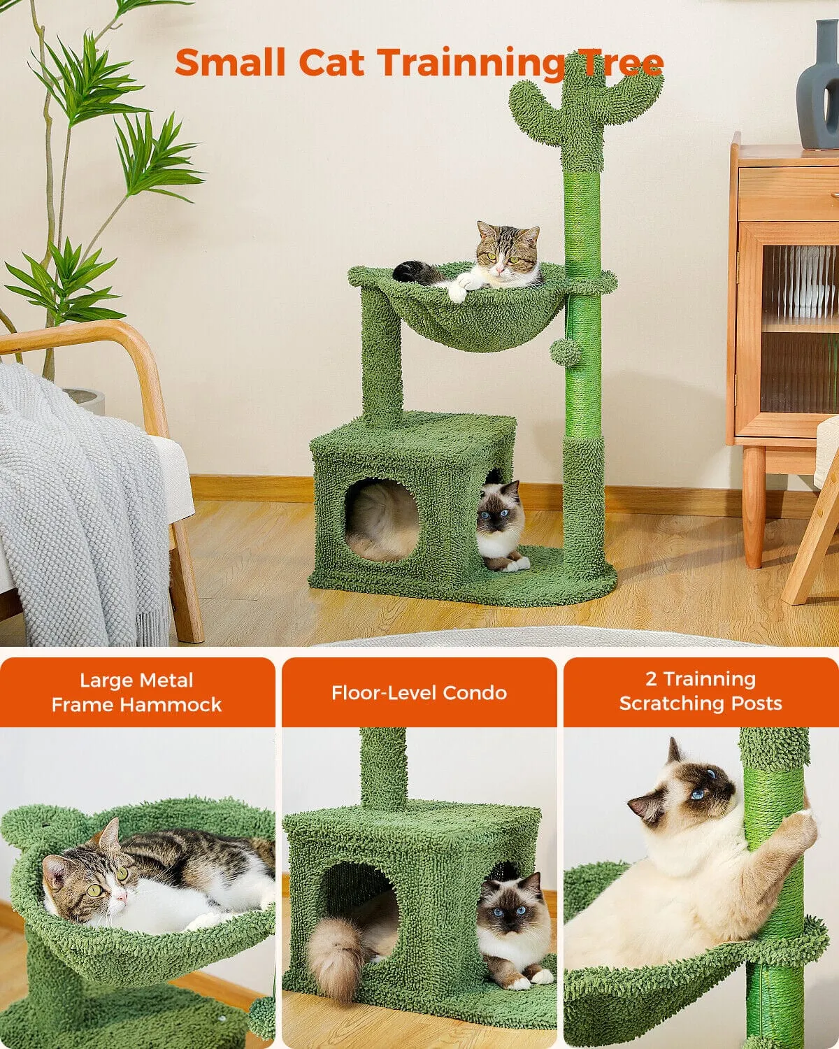39.4" Cactus Cat Scratching Post / Tree / Pole