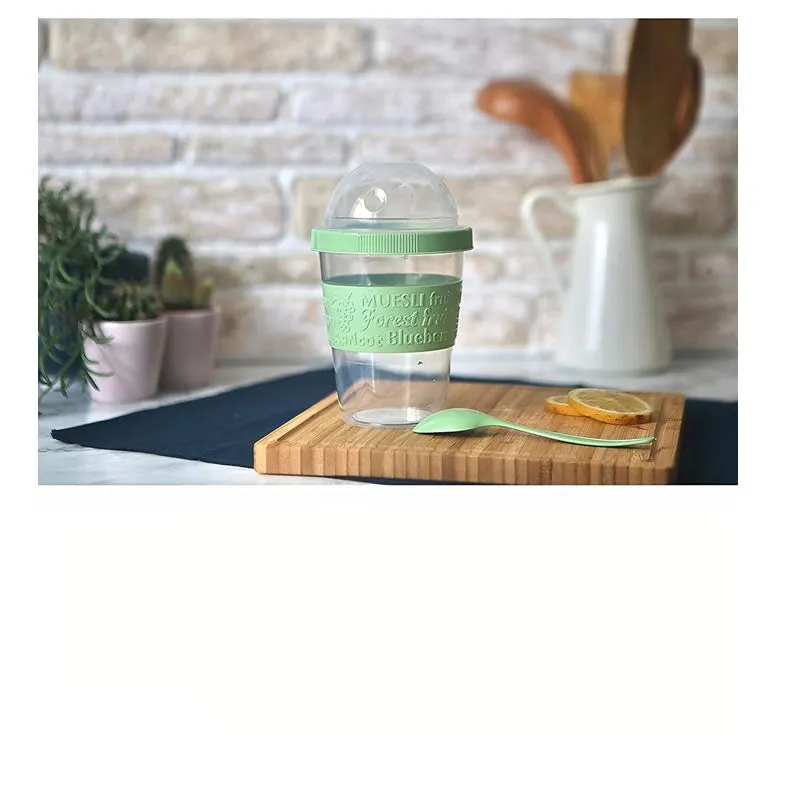 600Ml Transparent Cereal Container With Lid Ap-9199-G
