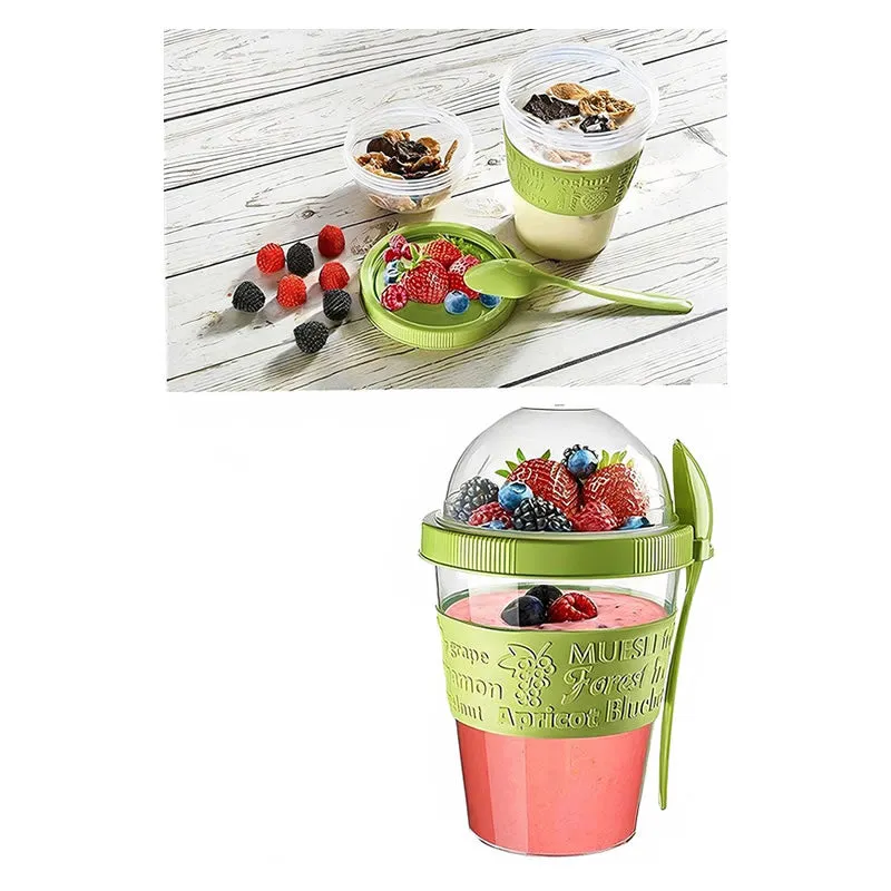 600Ml Transparent Cereal Container With Lid Ap-9199-G