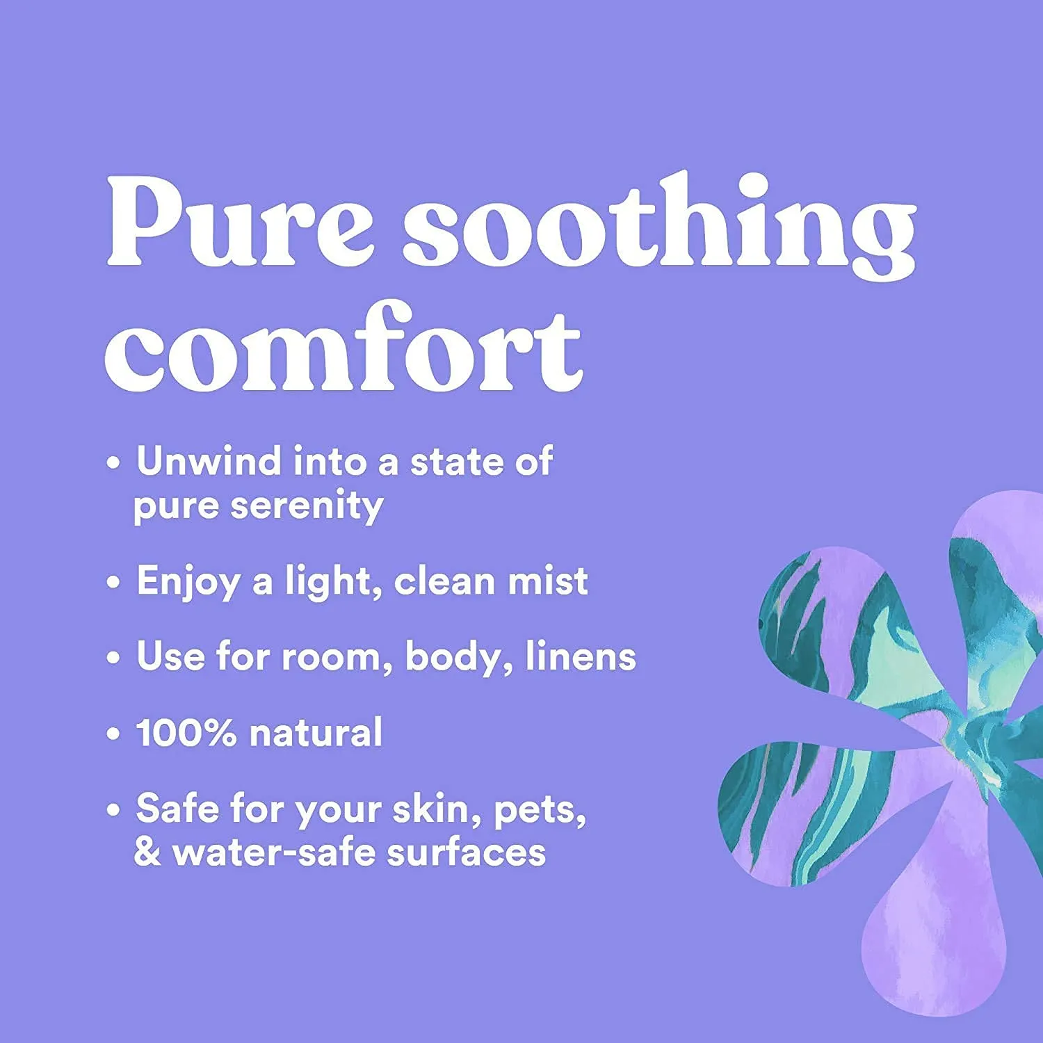 ASUTRA Multi-Use Essential Oil Aromatherapy Pillow Spray (Lavender & Chamomile), 4 fl oz  Mist for Face, Body, Rooms & Linens  Car, Fabric, and Bathroom Freshener
