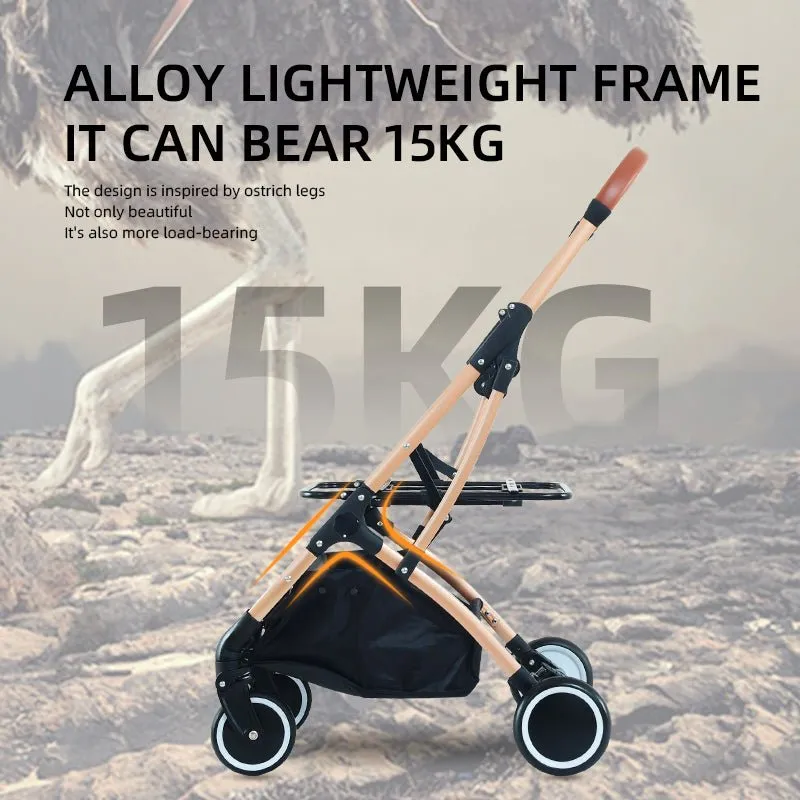 BNDC 106 Pram & Stroller For Dogs & Cats (Grey)