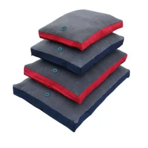 Bono Fido Winter Stay Dry Futon Dog Bed Blue Medium