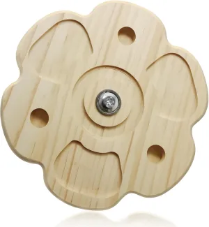 Chinchilla Teething Toy Flower Style Chinchilla Toys, Rotation Hamster Toys Supplies Cage Accessories Interactive Tool, Wheel Helps Hamsters Develop Intelligence