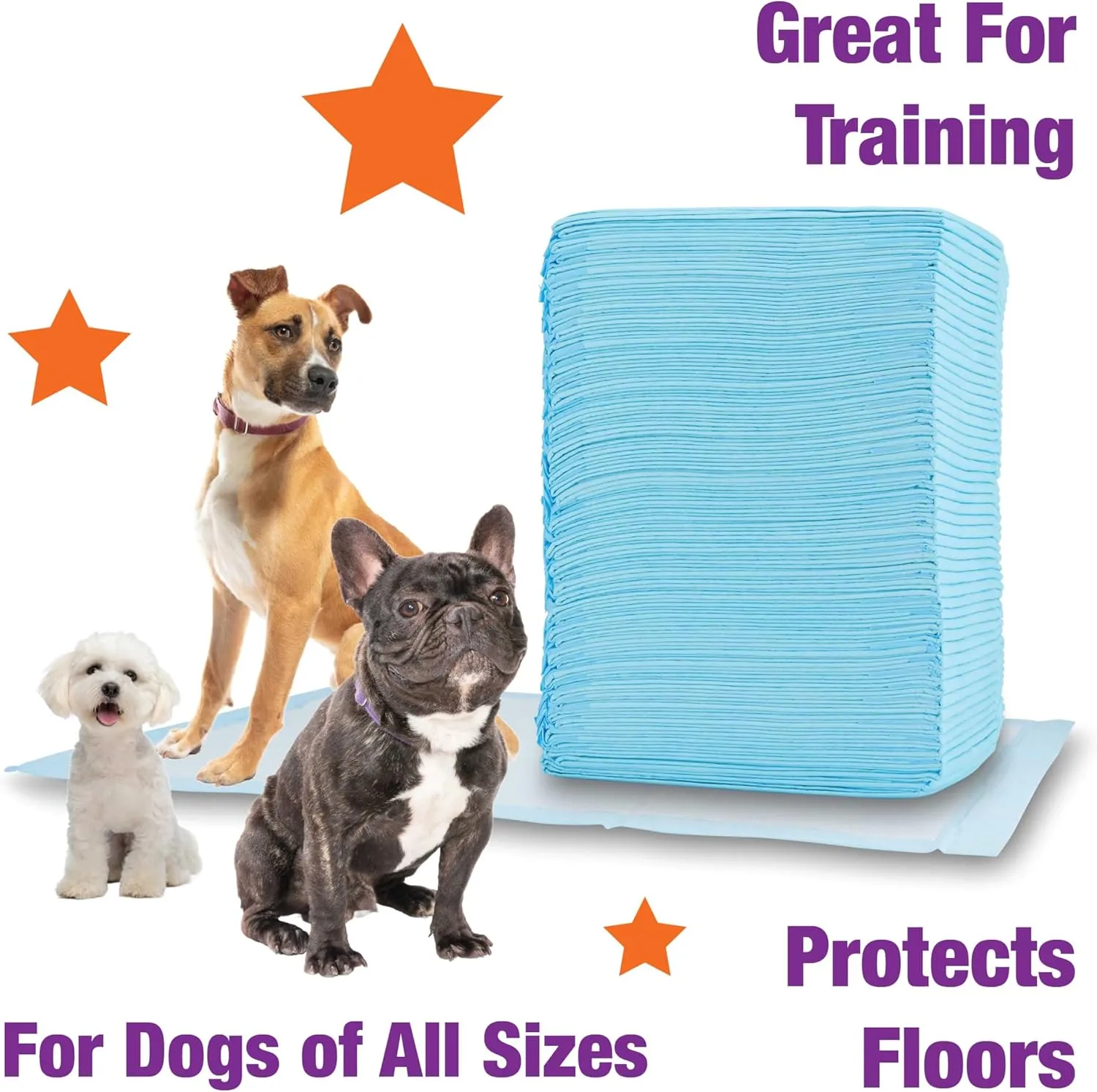 Cudlie Training Pads for Dogs, 30 Count ,26"x30"| Puppy Pee Pads for Dogs | Absorbent Dog & Puppy Supplies for Dog Training and House Training