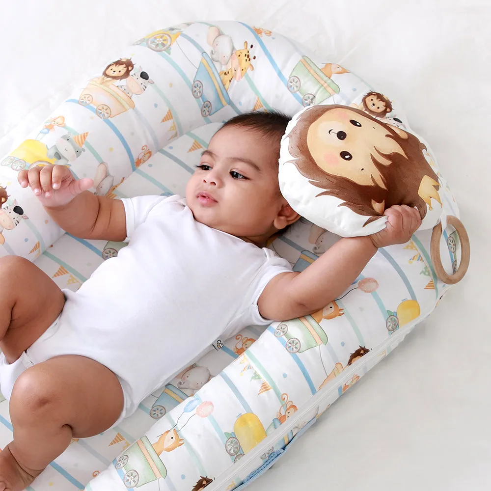 Fancy Fluff Organic Shape Cushion - Joy Ride
