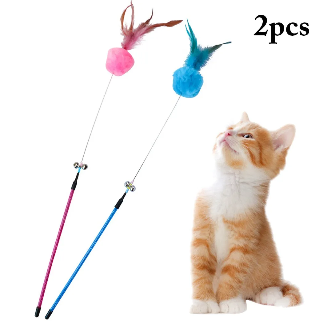Feather Cat Wand Toy