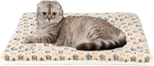 FJWYSANGU Pet Blanket Premium Fluffy Flannel Cushion Soft and Warm Mat for Dogs Cats Small Size Animal Yellow Stars