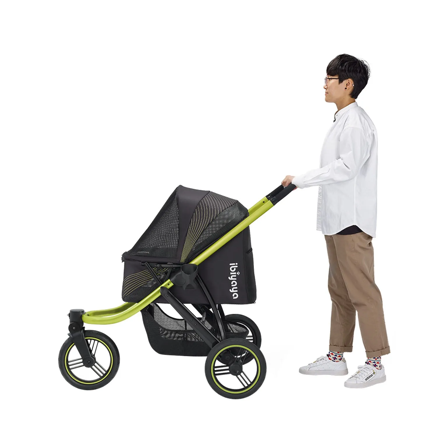 Ibiyaya The Beast Jogging Stroller (Jet Black)