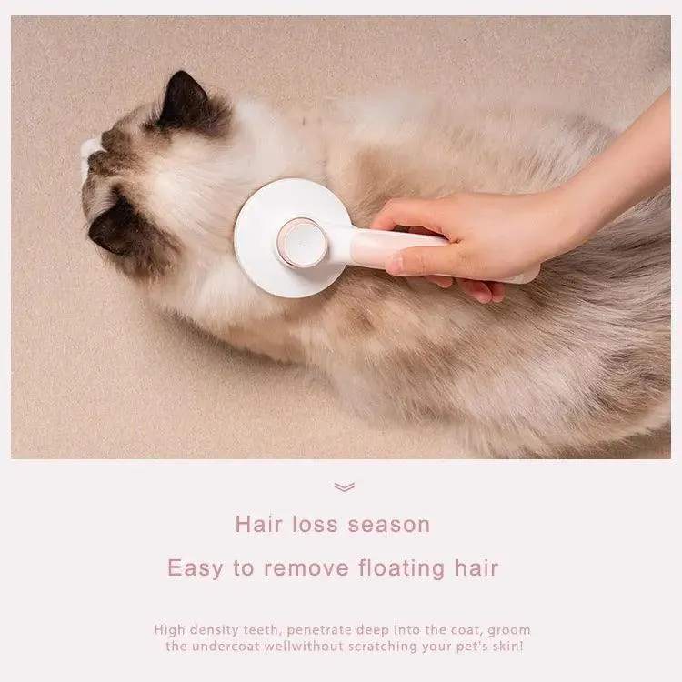 Innovative Self-Cleaning Pet Grooming Brush