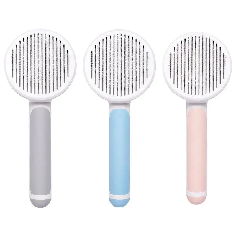 Innovative Self-Cleaning Pet Grooming Brush