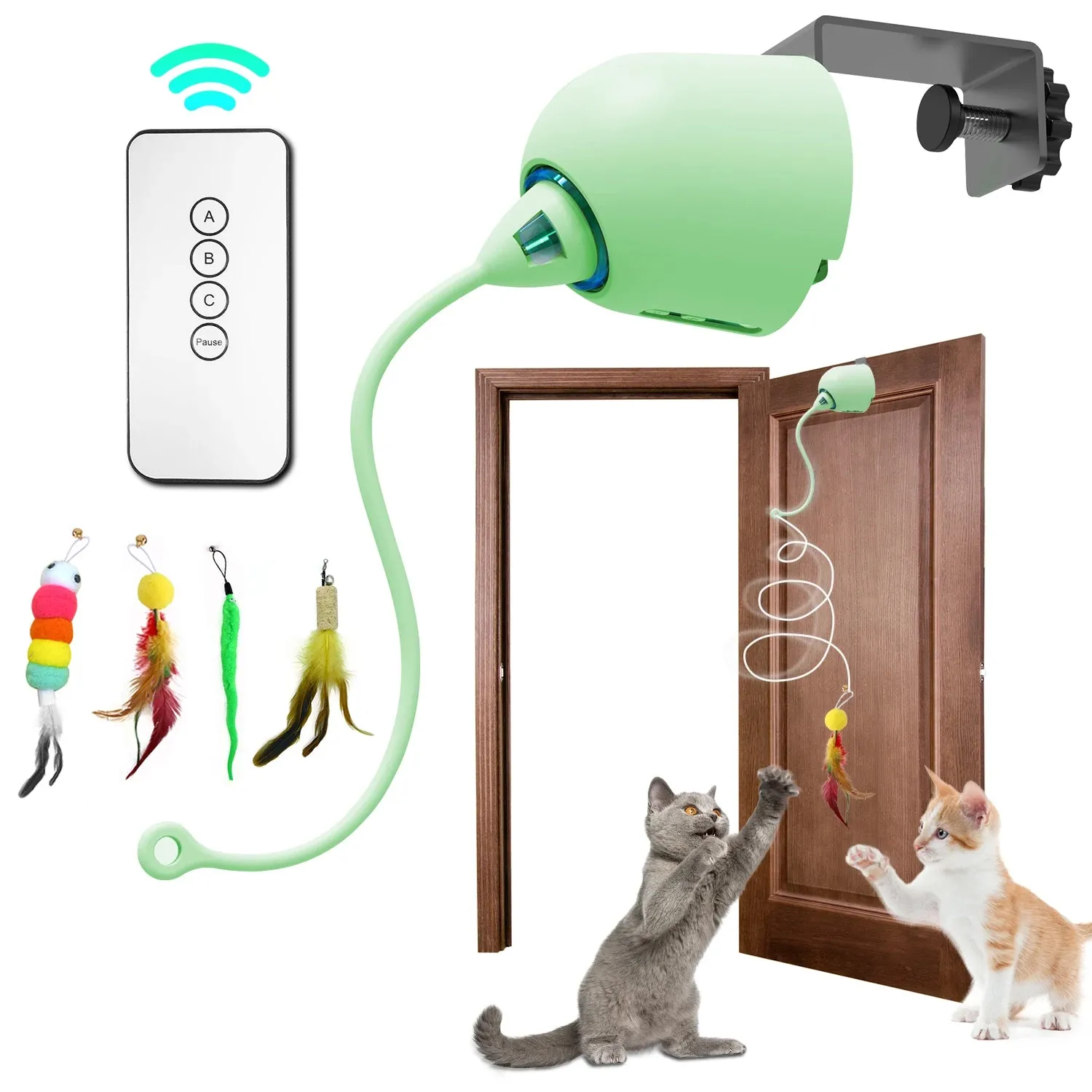 Interactive Whack-A-Mole Cat Toy
