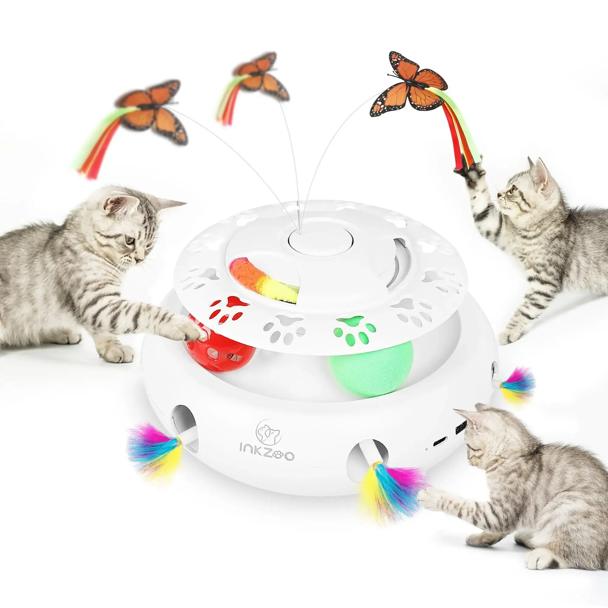 Interactive Whack-A-Mole Cat Toy