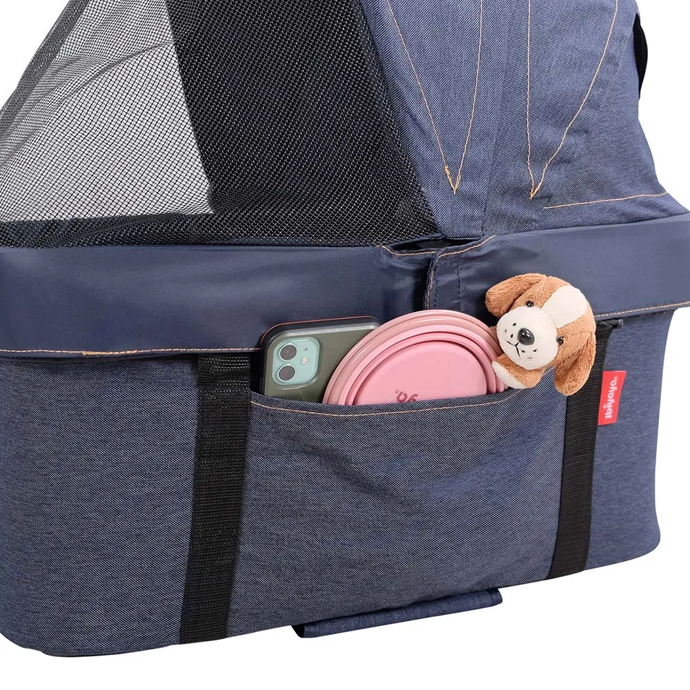 New CLEO Travel System Pet Stroller – Blue Jeans