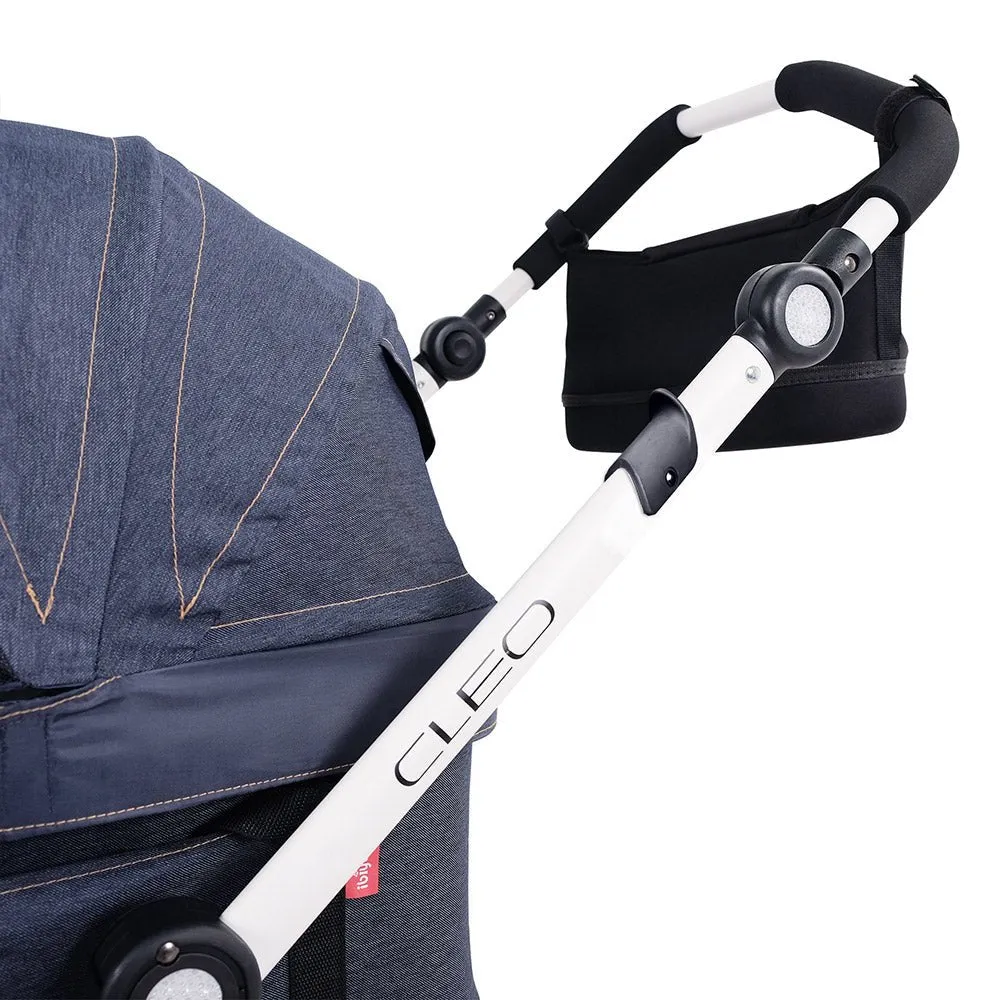 New CLEO Travel System Pet Stroller – Blue Jeans