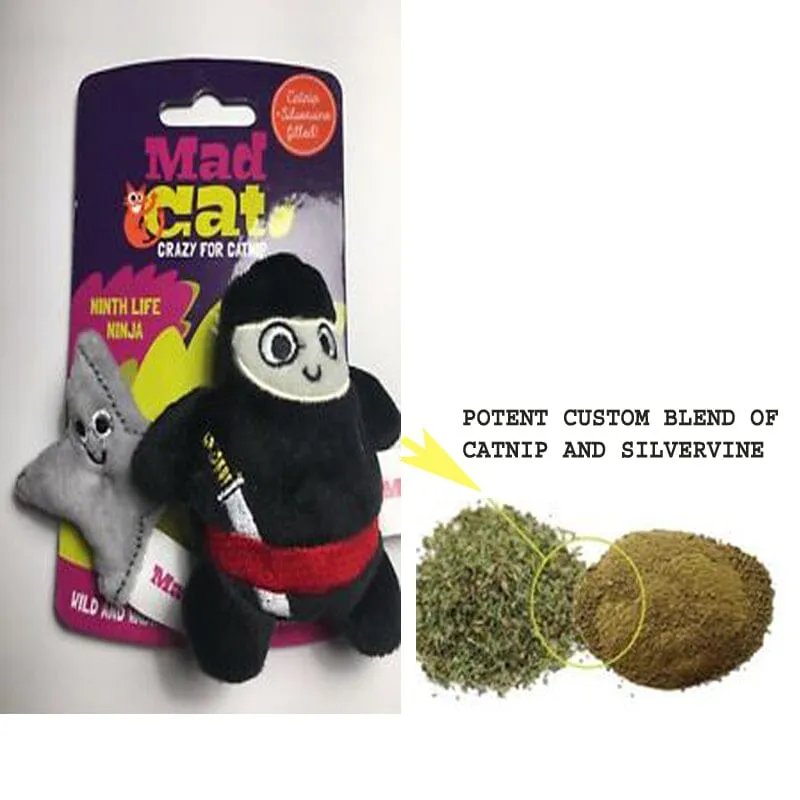 Ninth Life Ninja Catnip & Silvervine Cat Toy - 2 Pack