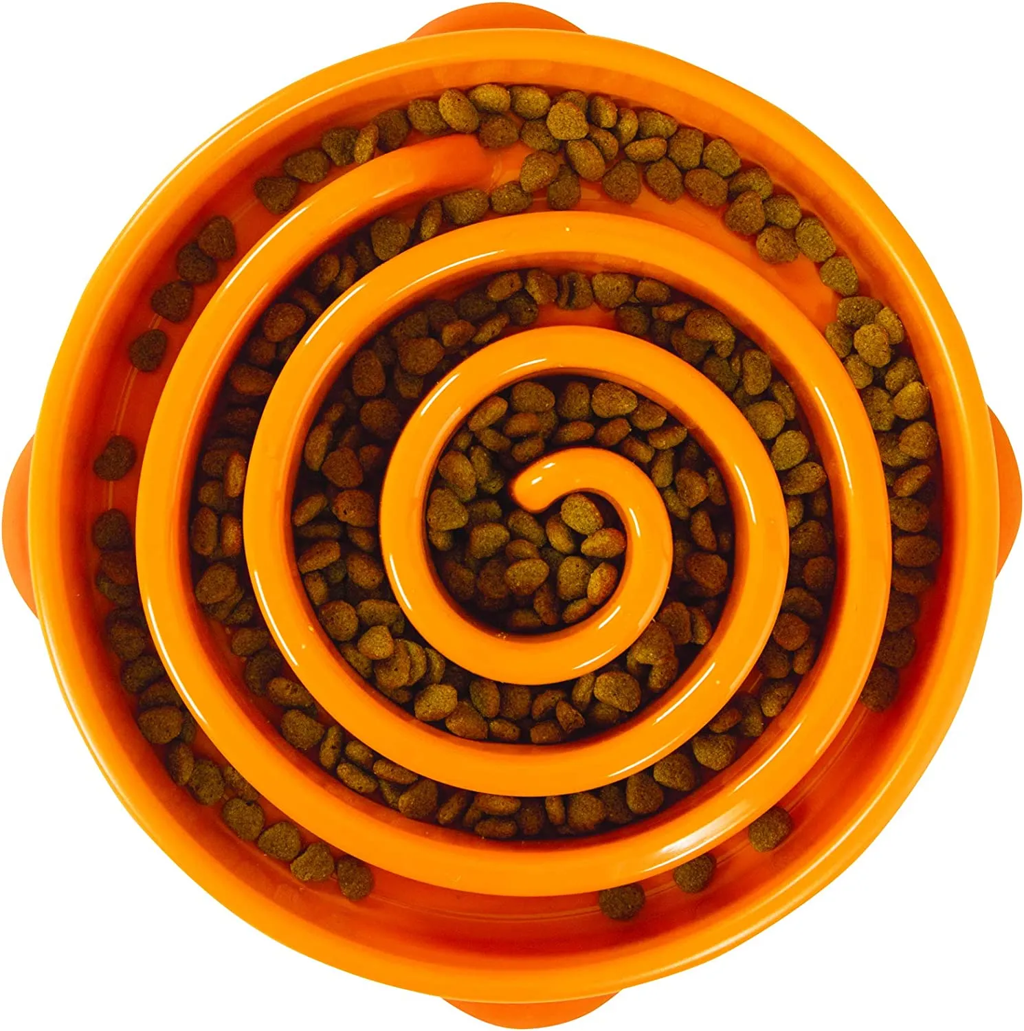 Outward Hound Fun Feeder Slo Bowl Large / Regular (Orange)