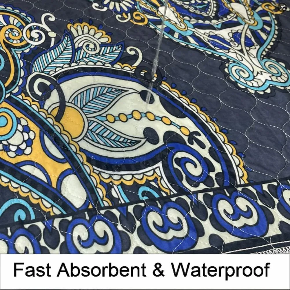 Peepeego Pet Pee Pads Washable 54x54 Inch, Reusable Puppy Pads with Fast Absorbent, Waterproof, Non Slip, Premium Whelping Pad for Playpen