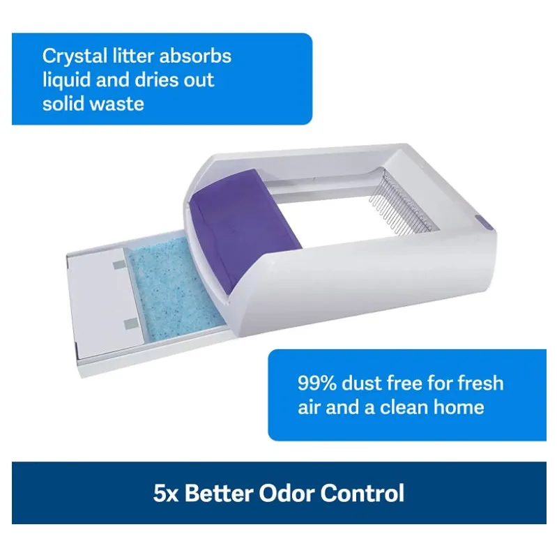 PetSafe ScoopFree 27" Purple Automatic Self Cleaning Cat Litter Box