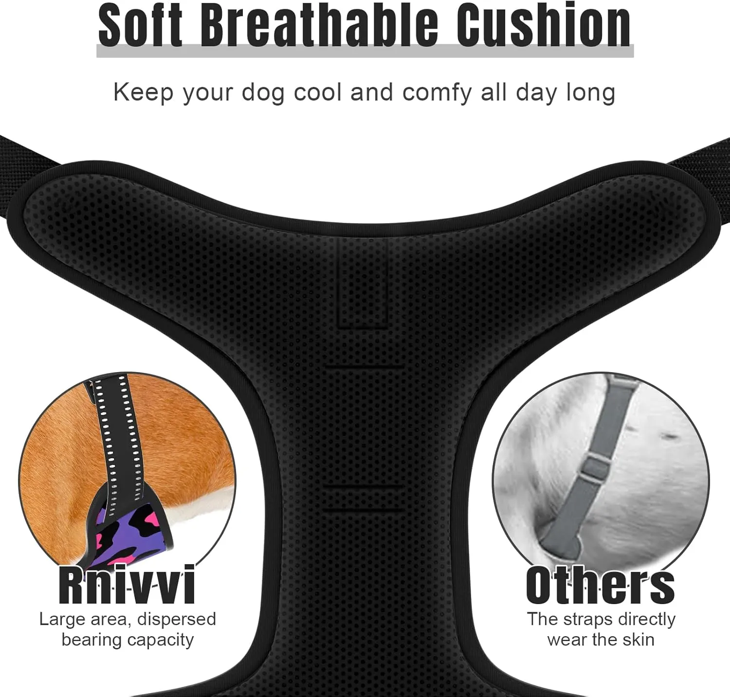 Rnivvi No Pull Dog Harness, Cute Leopard Reflective Small Sized Puppy Kitten Harness, Adjustable Soft Padded Vest for Small Dogs, Cats, Heavy Duty Pet Vest with Easy Control Handle for Walking, Neon