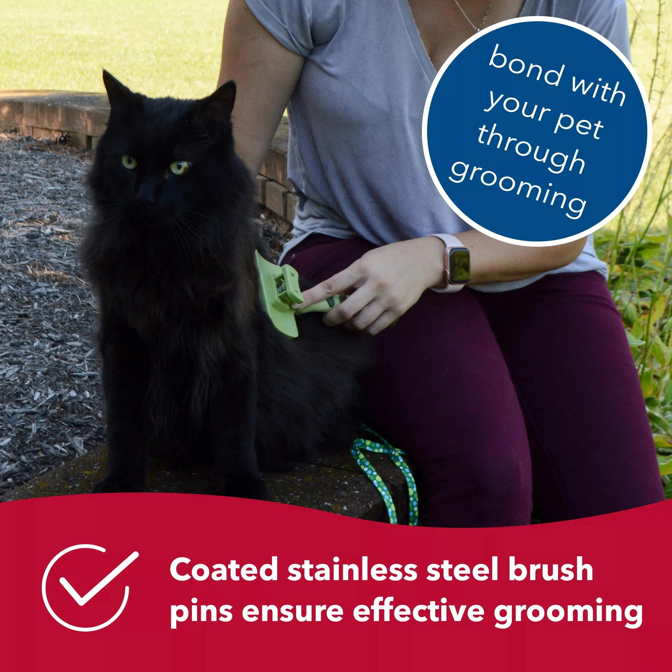 Safari Self Cleaning Slicker Brush For Cats