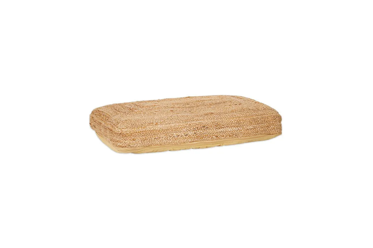 Sapua Braided Hemp Pet Cushion - Natural - Medium
