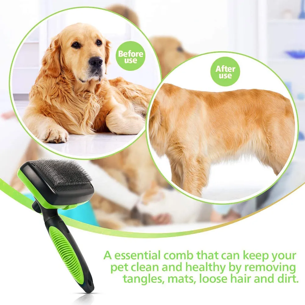 Self Cleaning Dog and Cat Hair shedding Comb