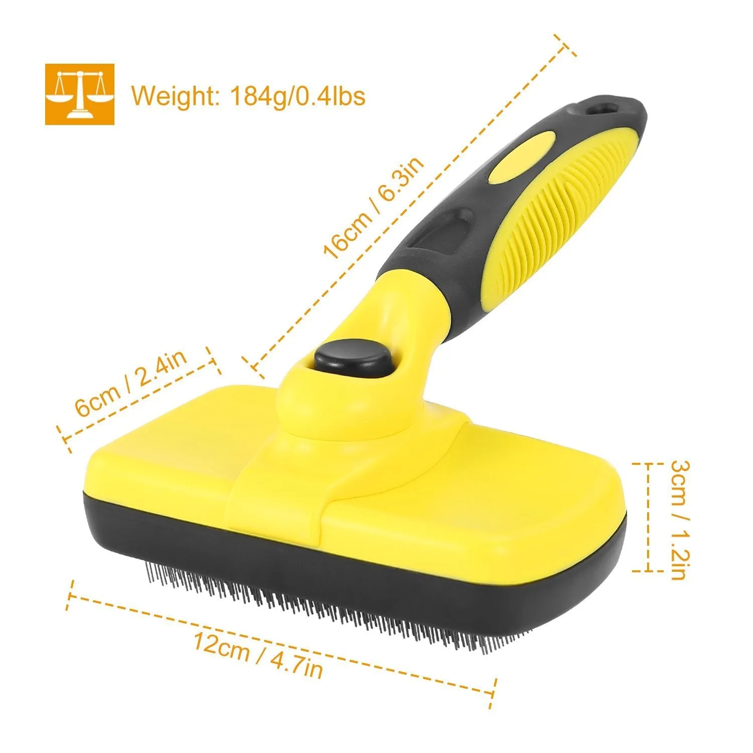 Self Cleaning Slicker Brush Pets