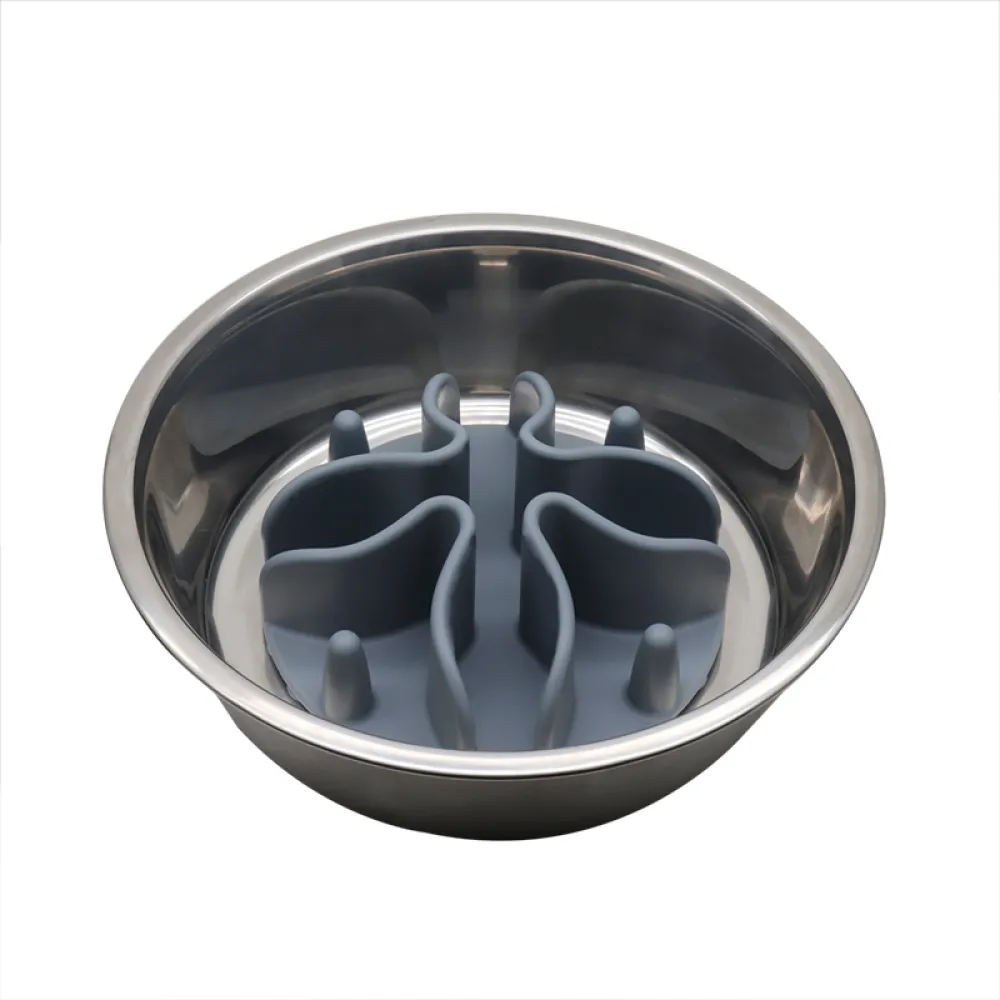 Talking Dog Club Slow Feeder Bowl Attachment for Dogs and Cats (Black)