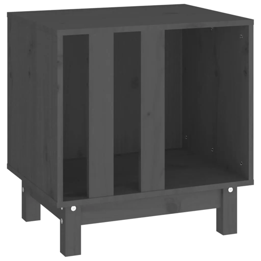 vidaXL Dog House Grey 50x40x52 cm Solid Wood Pine