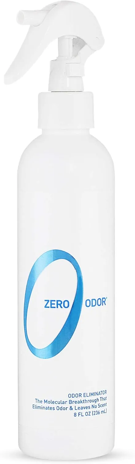 Zero Odor Multi-Purpose Odor Eliminator - Eliminate Air & Surface Odor  Patented Technology Best for Bathroom, Kitchen, Fabric, Closet- Smell Great Again, 8oz (Over 1000 Sprays)