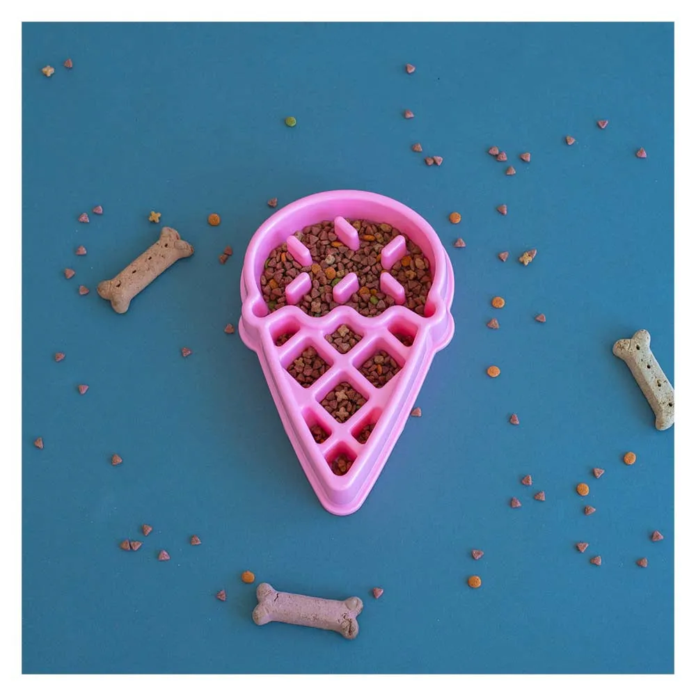 ZippyPaws Happy Bowl Slow Feeder - Ice Cream